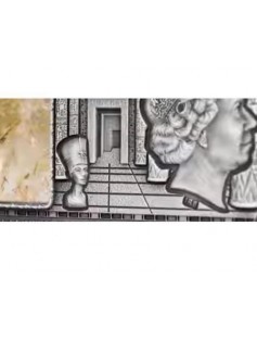 Niue 2015 2$ Imperial Art Citrine 2 Oz Silver Coin with real Agate LIMIT 500