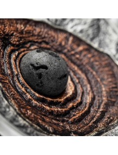 Niue 2015 2$ Volcano Vesuvius Pompeii Lava 2 Oz Silver Coin Mintage 688