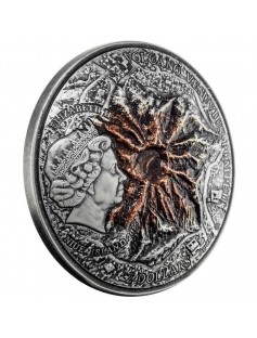 Niue 2015 2$ Volcano Vesuvius Pompeii Lava 2 Oz Silver Coin Mintage 688