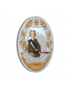 Niue 2014 5$ Russian Imperators Peter the Great **UNIQUE** 2oz Proof Silver Coin