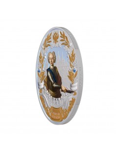 Niue 2014 5$ Russian Imperators Peter II  **UNIQUE** 2oz Proof Silver Coin