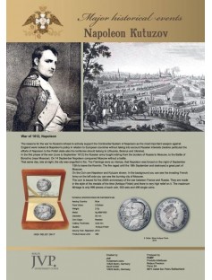 Niue 2012 5$ War of 1812 Napoleon - Kutusow High Relief 2Oz Silver Coin