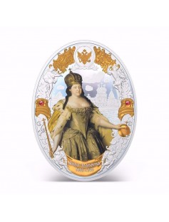 Niue 2014 5$ Russian Imperators Anna Ioanovna **UNIQUE** 2oz Proof Silver Coin