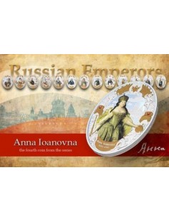 Niue 2014 5$ Russian Imperators Anna Ioanovna **UNIQUE** 2oz Proof Silver Coin