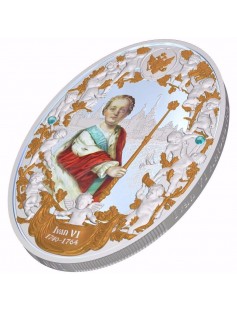 Niue 2014 5$ Russian Imperators Ivan VI **UNIQUE** 2oz Proof Silver Coin