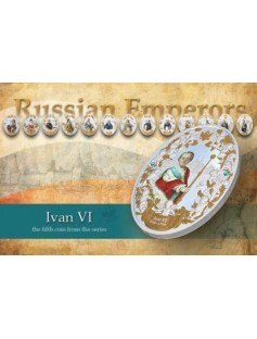 Niue 2014 5$ Russian Imperators Ivan VI **UNIQUE** 2oz Proof Silver Coin