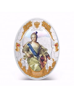 Niue 2014 5$ Russian Imperators Elisabeth I **UNIQUE** 2oz Proof Silver Coin