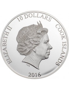 THE GREAT TEA RACE 150th Anniversary 2oz Silver Coin 10$ Cook Islands 2016