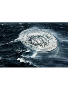 THE GREAT TEA RACE 150th Anniversary 2oz Silver Coin 10$ Cook Islands 2016