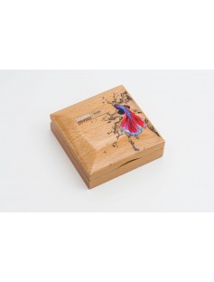 Cook Islands 2016 $5 Shades of Nature Fighting Fish Proof Silver Coin GoldGilded