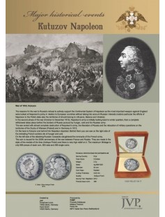 Niue 2012 5$ War of 1812 Kutusow - Napoleon High Relief 2Oz Silver Coin