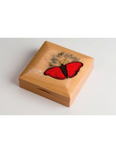 BUTTERFLY 3D Exotic Butterflies Cymothoe Hobarti Silver Coin 1000 Shillings Tanzania 2016