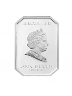 Cook Islands 2009-2011 4x5$ Vatican Art 4 Silver Coin Set with Swarovski