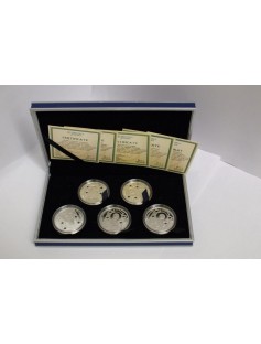 Belarus 2008 Saints of the Orthodox 5 x 16,81g Silver Coins Very Limited