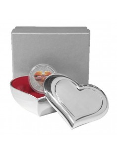 Niue 2011 2$ Love is Precious Pink Flamingo1 Oz Silver Proof Coin