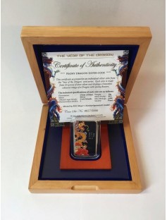 Cook Islands 2012 1$ Peony Dragon 20g 999 Silver Coin 5000 Pcs Limited Mintage!