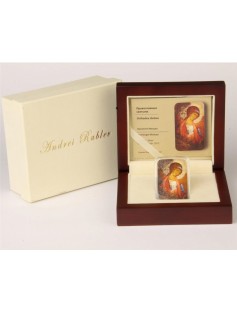 Niue 2012 2$ ANDREI RUBLEV ICON Archangel Michael 1Oz Silver Coin CONVEX SHAPE