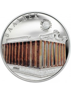 Palau 2016 5$ World of Wonders-Baalbek Silver Coin