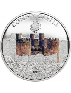 Palau 2016 5$ World of Wonders-Convy Castle Silver Coin