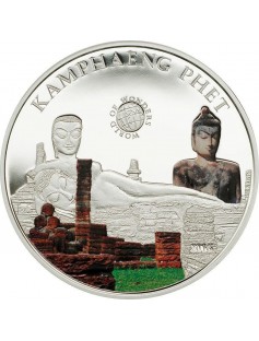 Palau 2016 5$ World of Wonders-Kamphaeng Phet Silver Coin