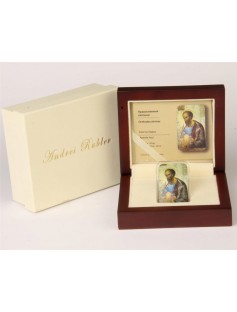 Niue 2012 2$ ANDREI RUBLEV ICON Apostle Paul 1Oz Silver Coin CONVEX SHAPE