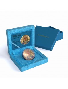 Niue 2014 $2 Orthodox Shrines St. Panteleimon 1 Oz Silver Gilded Coin LIMITED!!!