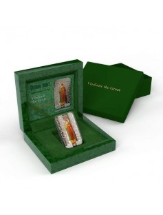 Niue 2014 $2 Orthodox Shrines Vladimir the Great 1 Oz Silver Coin Convex Shape