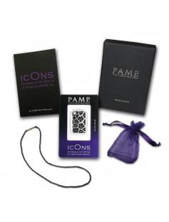 PAMP Icons Suisse 10 Gram 999 Silver Pendant Suisse ingot Cobra Skin