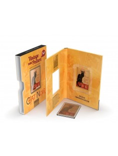 Niue 2015 $1 Vintage Mini Posters - Le Chat Noir Limited 1/2 Oz Silver Coin