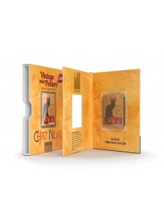 Niue 2015 $1 Vintage Mini Posters - Le Chat Noir Limited 1/2 Oz Silver Coin