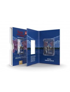 Niue 2015 $1 Vintage Mini Posters - Washington D.C. Limited 1/2 Oz Silver Coin