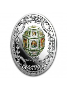 Niue Islands 2015 $1 Imperial Fabergé Eggs Standard Yacht Egg 16.81g Silver Coin