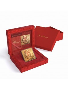 Niue 2015 2$ World Heritage St. Michael 1 Oz Gilded Silver Coin