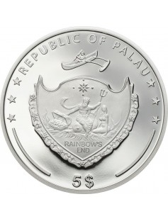 Palau 2017 Four Leaf Clover 1$ Gold Proof Coin