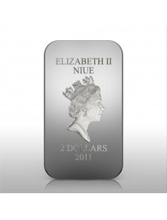 Niue 2011 2$ dollars Icon Christ Pantocrator 1 Oz Silver coin SOLD OUT OF MINT