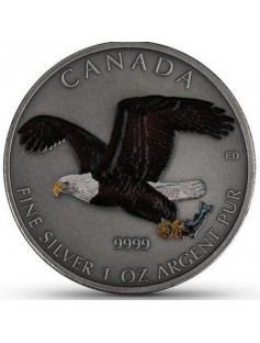 Australia 2015 1$ Silver Year of the Goat 1 Oz Ruthenium Silver Coin