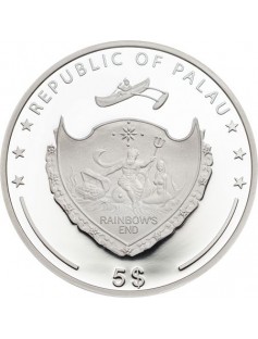 Plalau 2017 5$ World of Wonders - Reichstag Berlin Silver Coin