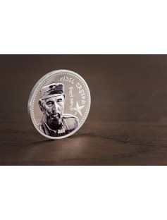 Mongolia 2017 10000 Togrog Fidel Castro silver coin