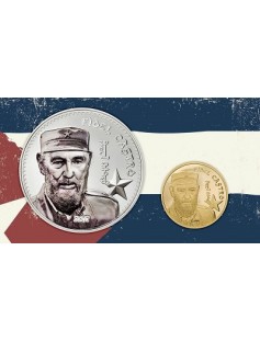 Mongolia 2017 10000 Togrog Fidel Castro silver coin