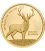 Mongolia 2017 1000 Togrog Red Deer – Cervus elaphus 0.5g Gold Proof Coin