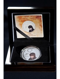 Niue 2010 2$ Victor Tsoy 1oz 999 Proof Silver Coin Famous Russian Singer LIMITED