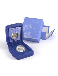 Fiji 2013 Wild Cat IV Otocolobus Manul Pallas Dogs & Cats 1 Oz Proof Silver Coin