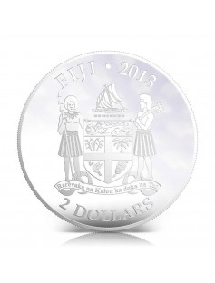 Fiji 2013 Wild Cat IV Otocolobus Manul Pallas Dogs & Cats 1 Oz Proof Silver Coin