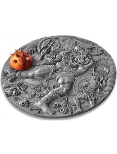 2017 Mongolia 500 Togrog Ichthyosaur 1oz Slver.999 Coin PRE-SALE