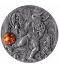Niue 2017 $5 Ancient Myths MINOTAUR 2 oz High Relief Antique Finish Silver Coin
