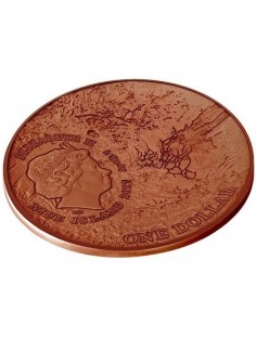 Niue 2017 $1 Solar System - Mars NWA 7397 Meteorite Antique finish Silver Coin