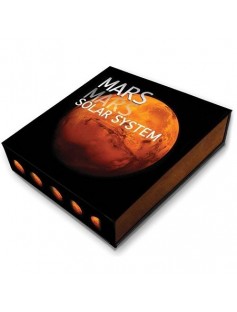 Niue 2017 $1 Solar System - Mars NWA 7397 Meteorite Antique finish Silver Coin