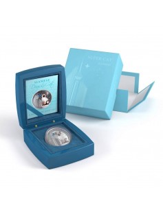 Fiji 2013 Super Cat IV Siamese Dogs & Cats 1 Oz Proof Silver Coin