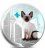 Fiji 2013 Super Cat IV Siamese Dogs & Cats 1 Oz Proof Silver Coin