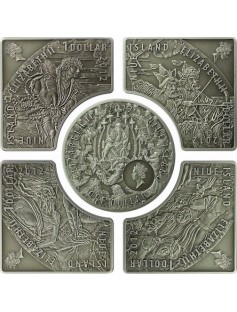 Niue 2012 5x1$ Horsemen of the Apocalypse 5x28,28g Limited Silver Coin Set